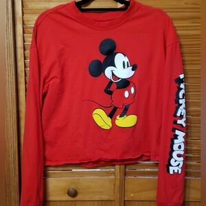 3/$15. Bundle sale! Disney Mickey Mouse long-sleeve cropped xxl 19 junior